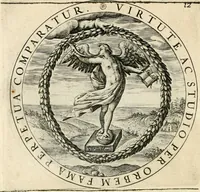 An illustration from A collection of emblemes, ancient and moderne : quickened vvith metricall illustrations, both morall and divine : and disposed into lotteries, that instruction and good counsell may bee furthered by an honest and pleasant recreation (1635)