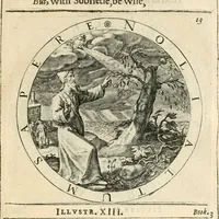 An illustration from A collection of emblemes, ancient and moderne : quickened vvith metricall illustrations, both morall and divine : and disposed into lotteries, that instruction and good counsell may bee furthered by an honest and pleasant recreation (1635)