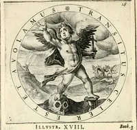 Picture 126 of 214 from A collection of emblemes, ancient and moderne : quickened vvith metricall illustrations, both morall and divine : and disposed into lotteries, that instruction and good counsell may bee furthered by an honest and pleasant recreation (1635), leaf 179