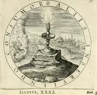 Picture 139 of 214 from A collection of emblemes, ancient and moderne : quickened vvith metricall illustrations, both morall and divine : and disposed into lotteries, that instruction and good counsell may bee furthered by an honest and pleasant recreation (1635), leaf 192