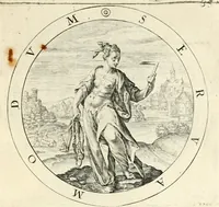 Picture 143 of 214 from A collection of emblemes, ancient and moderne : quickened vvith metricall illustrations, both morall and divine : and disposed into lotteries, that instruction and good counsell may bee furthered by an honest and pleasant recreation (1635), leaf 196