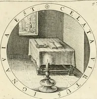 Picture 155 of 214 from A collection of emblemes, ancient and moderne : quickened vvith metricall illustrations, both morall and divine : and disposed into lotteries, that instruction and good counsell may bee furthered by an honest and pleasant recreation (1635), leaf 208