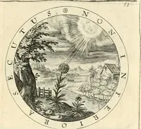 An illustration from A collection of emblemes, ancient and moderne : quickened vvith metricall illustrations, both morall and divine : and disposed into lotteries, that instruction and good counsell may bee furthered by an honest and pleasant recreation (1635)