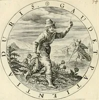 Picture 184 of 214 from A collection of emblemes, ancient and moderne : quickened vvith metricall illustrations, both morall and divine : and disposed into lotteries, that instruction and good counsell may bee furthered by an honest and pleasant recreation (1635), leaf 253