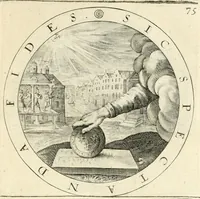 An illustration from A collection of emblemes, ancient and moderne : quickened vvith metricall illustrations, both morall and divine : and disposed into lotteries, that instruction and good counsell may bee furthered by an honest and pleasant recreation (1635)