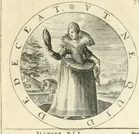 Picture 201 of 214 from A collection of emblemes, ancient and moderne : quickened vvith metricall illustrations, both morall and divine : and disposed into lotteries, that instruction and good counsell may bee furthered by an honest and pleasant recreation (1635), leaf 270