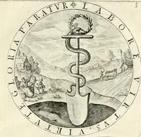 An illustration from A collection of emblemes, ancient and moderne : quickened vvith metricall illustrations, both morall and divine : and disposed into lotteries, that instruction and good counsell may bee furthered by an honest and pleasant recreation (1635)