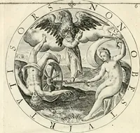 Picture 12 of 214 from A collection of emblemes, ancient and moderne : quickened vvith metricall illustrations, both morall and divine : and disposed into lotteries, that instruction and good counsell may bee furthered by an honest and pleasant recreation (1635), leaf 31