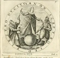 Picture 13 of 214 from A collection of emblemes, ancient and moderne : quickened vvith metricall illustrations, both morall and divine : and disposed into lotteries, that instruction and good counsell may bee furthered by an honest and pleasant recreation (1635), leaf 32