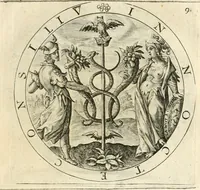 Picture 15 of 214 from A collection of emblemes, ancient and moderne : quickened vvith metricall illustrations, both morall and divine : and disposed into lotteries, that instruction and good counsell may bee furthered by an honest and pleasant recreation (1635), leaf 34