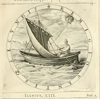 An illustration from A collection of emblemes, ancient and moderne : quickened vvith metricall illustrations, both morall and divine : and disposed into lotteries, that instruction and good counsell may bee furthered by an honest and pleasant recreation (1635)