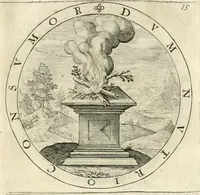 An illustration from A collection of emblemes, ancient and moderne : quickened vvith metricall illustrations, both morall and divine : and disposed into lotteries, that instruction and good counsell may bee furthered by an honest and pleasant recreation (1635)