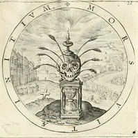An illustration from A collection of emblemes, ancient and moderne : quickened vvith metricall illustrations, both morall and divine : and disposed into lotteries, that instruction and good counsell may bee furthered by an honest and pleasant recreation (1635)