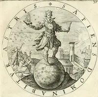 An illustration from A collection of emblemes, ancient and moderne : quickened vvith metricall illustrations, both morall and divine : and disposed into lotteries, that instruction and good counsell may bee furthered by an honest and pleasant recreation (1635)