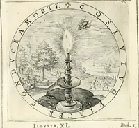 Picture 46 of 214 from A collection of emblemes, ancient and moderne : quickened vvith metricall illustrations, both morall and divine : and disposed into lotteries, that instruction and good counsell may bee furthered by an honest and pleasant recreation (1635), leaf 65