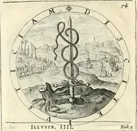 Picture 61 of 214 from A collection of emblemes, ancient and moderne : quickened vvith metricall illustrations, both morall and divine : and disposed into lotteries, that instruction and good counsell may bee furthered by an honest and pleasant recreation (1635), leaf 97