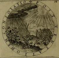 An illustration from A collection of emblemes, ancient and moderne : quickened vvith metricall illvstrations, both morall and divine, and disposed into lotteries, that instruction and good counsell may bee furthered by an honest and pleasant recreation (1635)