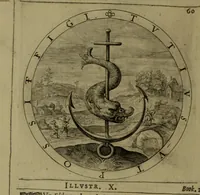 An illustration from A collection of emblemes, ancient and moderne : quickened vvith metricall illvstrations, both morall and divine, and disposed into lotteries, that instruction and good counsell may bee furthered by an honest and pleasant recreation (1635)