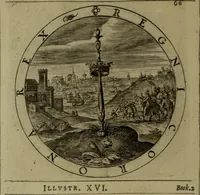 An illustration from A collection of emblemes, ancient and moderne : quickened vvith metricall illvstrations, both morall and divine, and disposed into lotteries, that instruction and good counsell may bee furthered by an honest and pleasant recreation (1635)