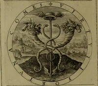 An illustration from A collection of emblemes, ancient and moderne : quickened vvith metricall illvstrations, both morall and divine, and disposed into lotteries, that instruction and good counsell may bee furthered by an honest and pleasant recreation (1635)