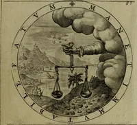 An illustration from A collection of emblemes, ancient and moderne : quickened vvith metricall illvstrations, both morall and divine, and disposed into lotteries, that instruction and good counsell may bee furthered by an honest and pleasant recreation (1635)