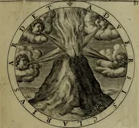 An illustration from A collection of emblemes, ancient and moderne : quickened vvith metricall illvstrations, both morall and divine, and disposed into lotteries, that instruction and good counsell may bee furthered by an honest and pleasant recreation (1635)