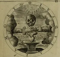 An illustration from A collection of emblemes, ancient and moderne : quickened vvith metricall illvstrations, both morall and divine, and disposed into lotteries, that instruction and good counsell may bee furthered by an honest and pleasant recreation (1635)