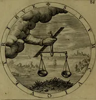 An illustration from A collection of emblemes, ancient and moderne : quickened vvith metricall illvstrations, both morall and divine, and disposed into lotteries, that instruction and good counsell may bee furthered by an honest and pleasant recreation (1635)