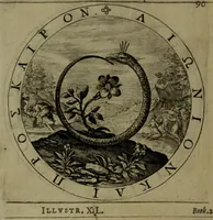 An illustration from A collection of emblemes, ancient and moderne : quickened vvith metricall illvstrations, both morall and divine, and disposed into lotteries, that instruction and good counsell may bee furthered by an honest and pleasant recreation (1635)