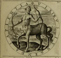 An illustration from A collection of emblemes, ancient and moderne : quickened vvith metricall illvstrations, both morall and divine, and disposed into lotteries, that instruction and good counsell may bee furthered by an honest and pleasant recreation (1635)