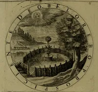 An illustration from A collection of emblemes, ancient and moderne : quickened vvith metricall illvstrations, both morall and divine, and disposed into lotteries, that instruction and good counsell may bee furthered by an honest and pleasant recreation (1635)