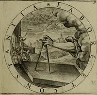 An illustration from A collection of emblemes, ancient and moderne : quickened vvith metricall illvstrations, both morall and divine, and disposed into lotteries, that instruction and good counsell may bee furthered by an honest and pleasant recreation (1635)