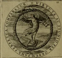 An illustration from A collection of emblemes, ancient and moderne : quickened vvith metricall illvstrations, both morall and divine, and disposed into lotteries, that instruction and good counsell may bee furthered by an honest and pleasant recreation (1635)