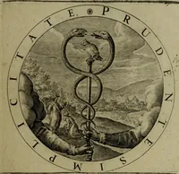 An illustration from A collection of emblemes, ancient and moderne : quickened vvith metricall illvstrations, both morall and divine, and disposed into lotteries, that instruction and good counsell may bee furthered by an honest and pleasant recreation (1635)