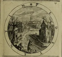 An illustration from A collection of emblemes, ancient and moderne : quickened vvith metricall illvstrations, both morall and divine, and disposed into lotteries, that instruction and good counsell may bee furthered by an honest and pleasant recreation (1635)