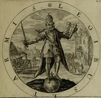 An illustration from A collection of emblemes, ancient and moderne : quickened vvith metricall illvstrations, both morall and divine, and disposed into lotteries, that instruction and good counsell may bee furthered by an honest and pleasant recreation (1635)