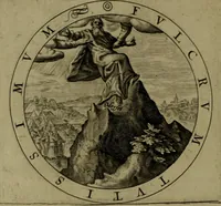An illustration from A collection of emblemes, ancient and moderne : quickened vvith metricall illvstrations, both morall and divine, and disposed into lotteries, that instruction and good counsell may bee furthered by an honest and pleasant recreation (1635)