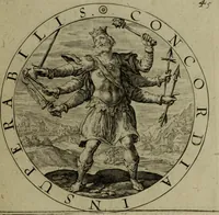 An illustration from A collection of emblemes, ancient and moderne : quickened vvith metricall illvstrations, both morall and divine, and disposed into lotteries, that instruction and good counsell may bee furthered by an honest and pleasant recreation (1635)
