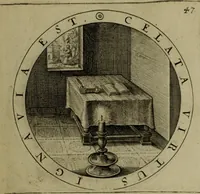 An illustration from A collection of emblemes, ancient and moderne : quickened vvith metricall illvstrations, both morall and divine, and disposed into lotteries, that instruction and good counsell may bee furthered by an honest and pleasant recreation (1635)