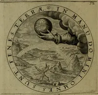 An illustration from A collection of emblemes, ancient and moderne : quickened vvith metricall illvstrations, both morall and divine, and disposed into lotteries, that instruction and good counsell may bee furthered by an honest and pleasant recreation (1635)