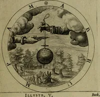 An illustration from A collection of emblemes, ancient and moderne : quickened vvith metricall illvstrations, both morall and divine, and disposed into lotteries, that instruction and good counsell may bee furthered by an honest and pleasant recreation (1635)