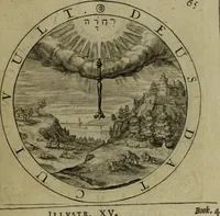 An illustration from A collection of emblemes, ancient and moderne : quickened vvith metricall illvstrations, both morall and divine, and disposed into lotteries, that instruction and good counsell may bee furthered by an honest and pleasant recreation (1635)