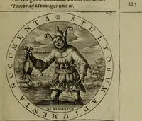 An illustration from A collection of emblemes, ancient and moderne : quickened vvith metricall illvstrations, both morall and divine, and disposed into lotteries, that instruction and good counsell may bee furthered by an honest and pleasant recreation (1635)
