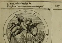 An illustration from A collection of emblemes, ancient and moderne : quickened vvith metricall illvstrations, both morall and divine, and disposed into lotteries, that instruction and good counsell may bee furthered by an honest and pleasant recreation (1635)