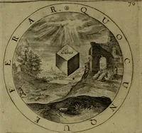 An illustration from A collection of emblemes, ancient and moderne : quickened vvith metricall illvstrations, both morall and divine, and disposed into lotteries, that instruction and good counsell may bee furthered by an honest and pleasant recreation (1635)