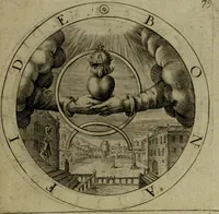 An illustration from A collection of emblemes, ancient and moderne : quickened vvith metricall illvstrations, both morall and divine, and disposed into lotteries, that instruction and good counsell may bee furthered by an honest and pleasant recreation (1635)