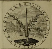 An illustration from A collection of emblemes, ancient and moderne : quickened vvith metricall illvstrations, both morall and divine, and disposed into lotteries, that instruction and good counsell may bee furthered by an honest and pleasant recreation (1635)