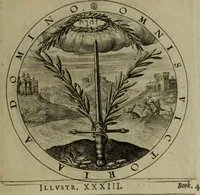 An illustration from A collection of emblemes, ancient and moderne : quickened vvith metricall illvstrations, both morall and divine, and disposed into lotteries, that instruction and good counsell may bee furthered by an honest and pleasant recreation (1635)