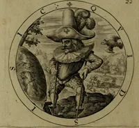 An illustration from A collection of emblemes, ancient and moderne : quickened vvith metricall illvstrations, both morall and divine, and disposed into lotteries, that instruction and good counsell may bee furthered by an honest and pleasant recreation (1635)