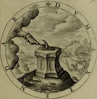 An illustration from A collection of emblemes, ancient and moderne : quickened vvith metricall illvstrations, both morall and divine, and disposed into lotteries, that instruction and good counsell may bee furthered by an honest and pleasant recreation (1635)